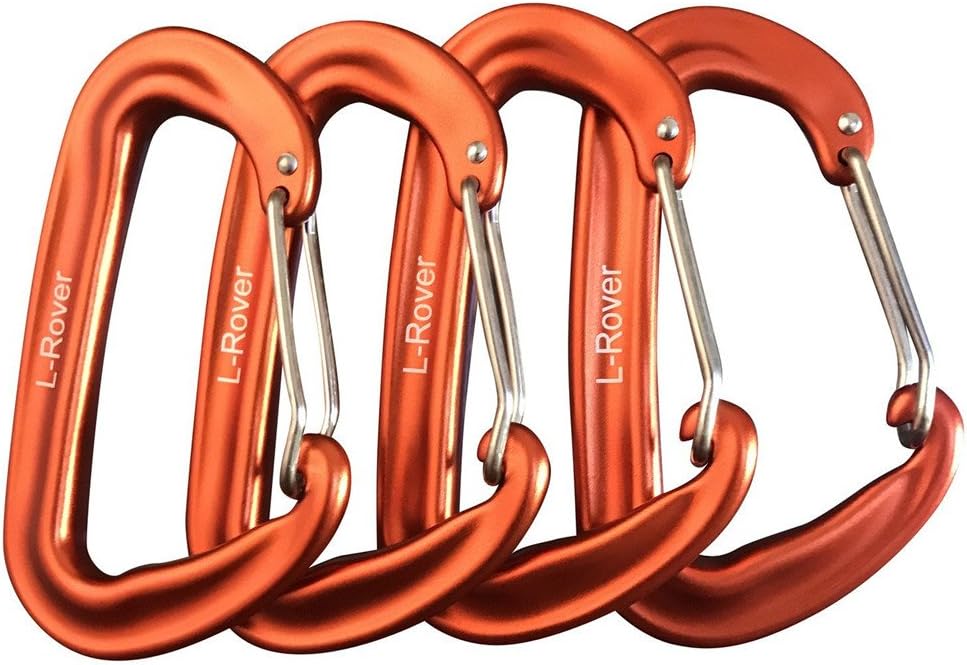 L-Rover 12KN Lightweight Heavy Duty Carabiner Clips