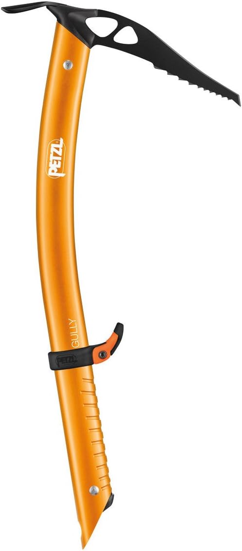 PETZL - Gully, Ultralight Ice Axe for Technical Mountaineering and Skiing, Adze