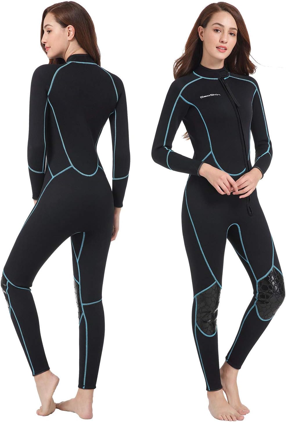 Seaskin Womens 3mm Shorty Wetsuit