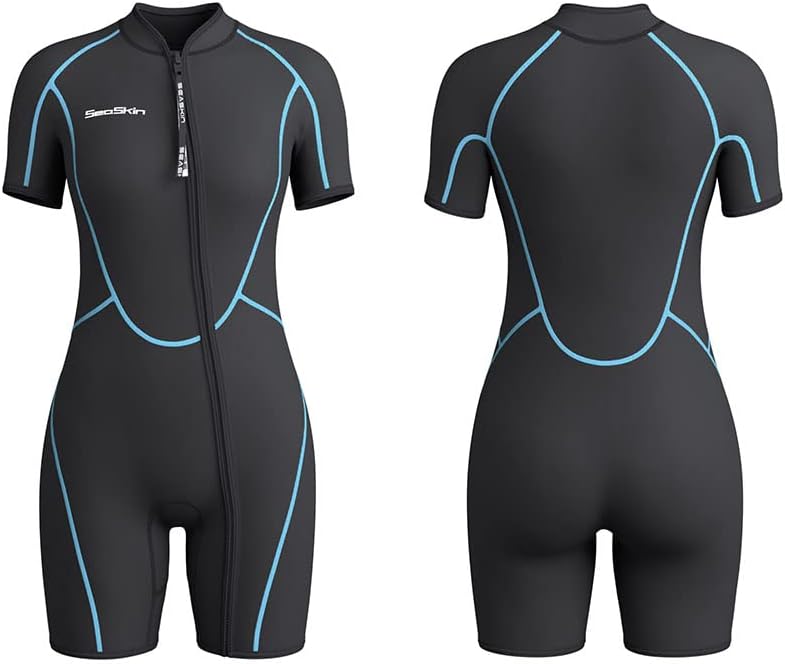 Seaskin Womens 3mm Shorty Wetsuit