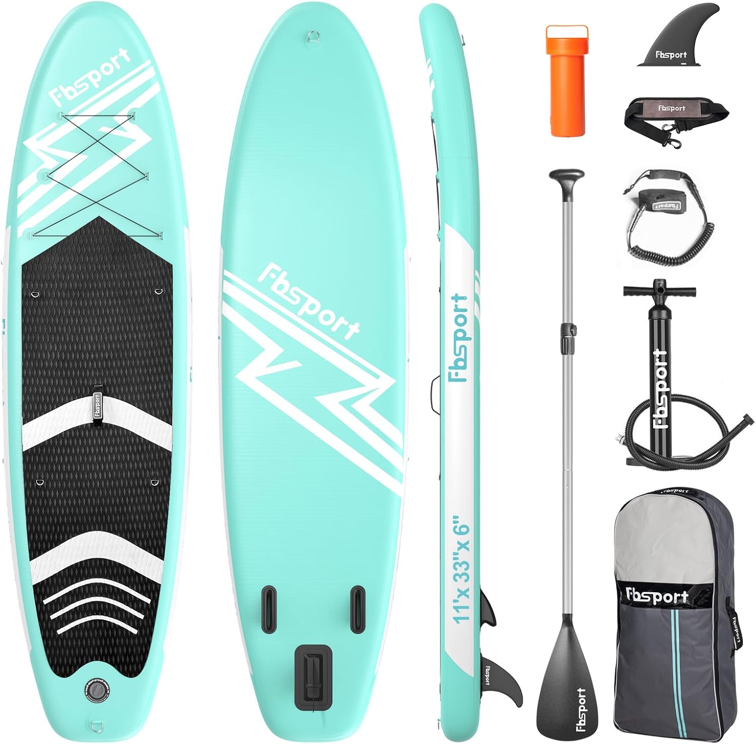 FBSPORT 11' Premium Stand Up Paddle Board