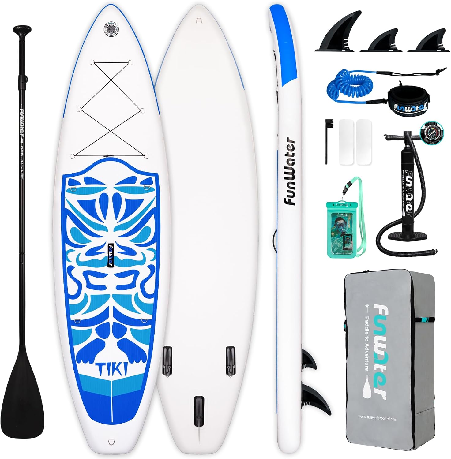 FunWater Inflatable Ultra-Light Stand Up Paddle Board