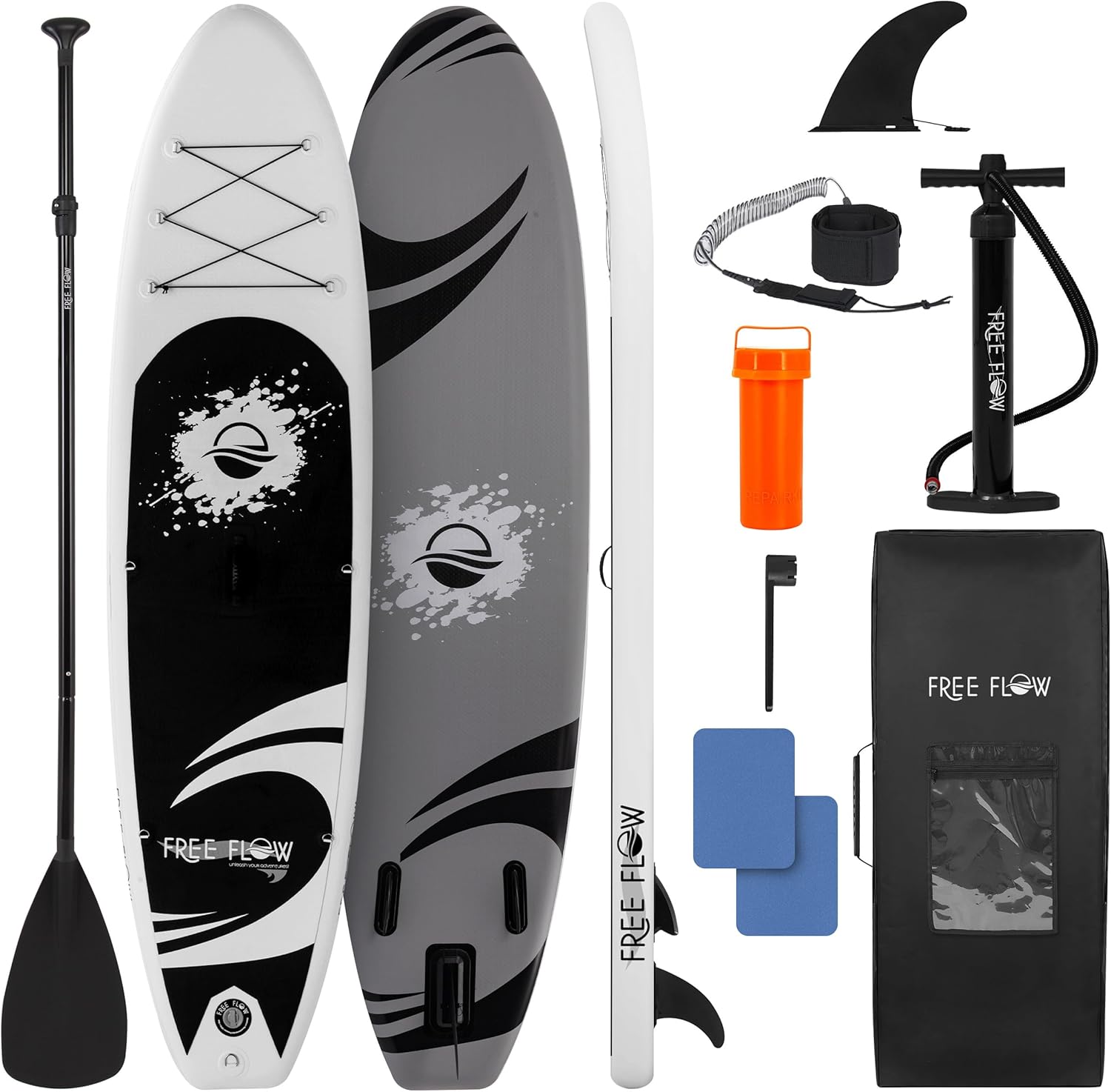 SereneLife Inflatable Stand Up Paddle Board