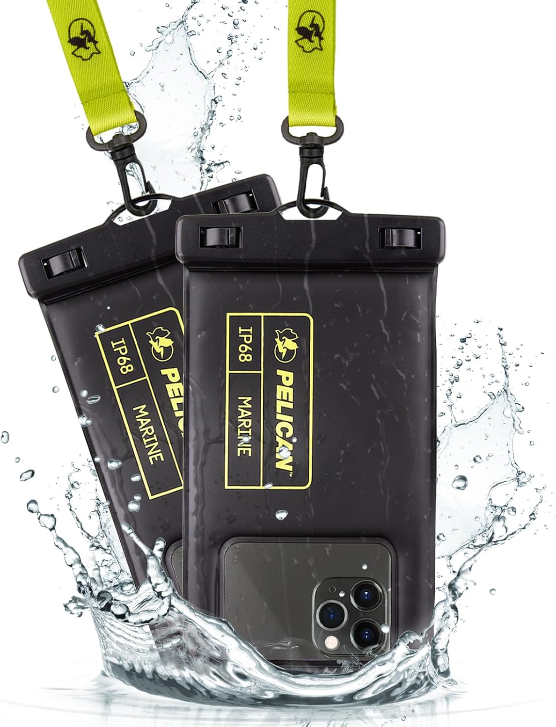 Pelican 2 Pack Marine - IP68 Waterproof Phone Pouch