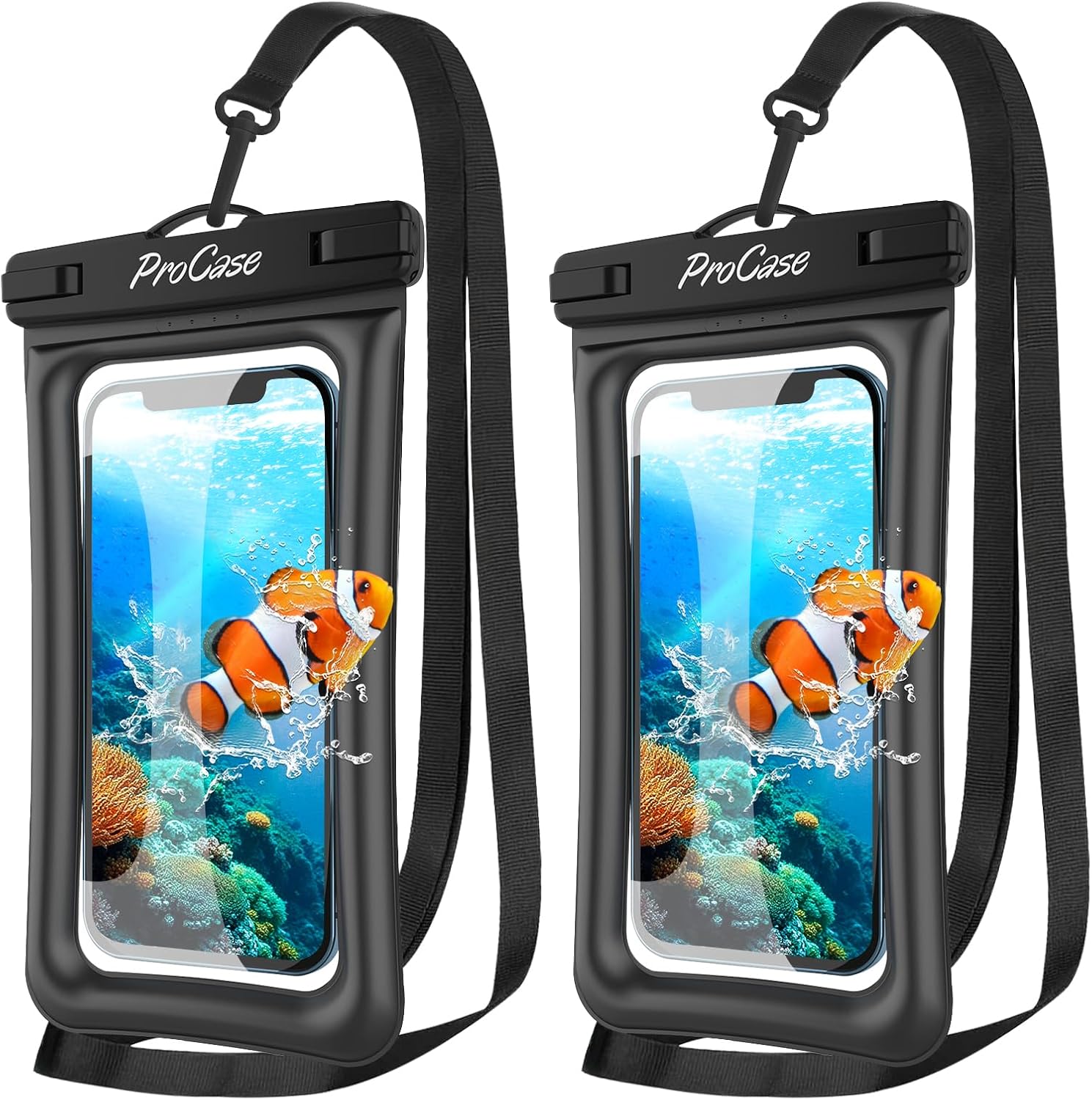 ProCase 2 Pack Floating Waterproof Phone Pouch